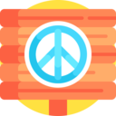 symbol,miscellaneous,heart,love,shape,sign,peace,protest,shapes and symbols,banner,peace sign,activism,hippies